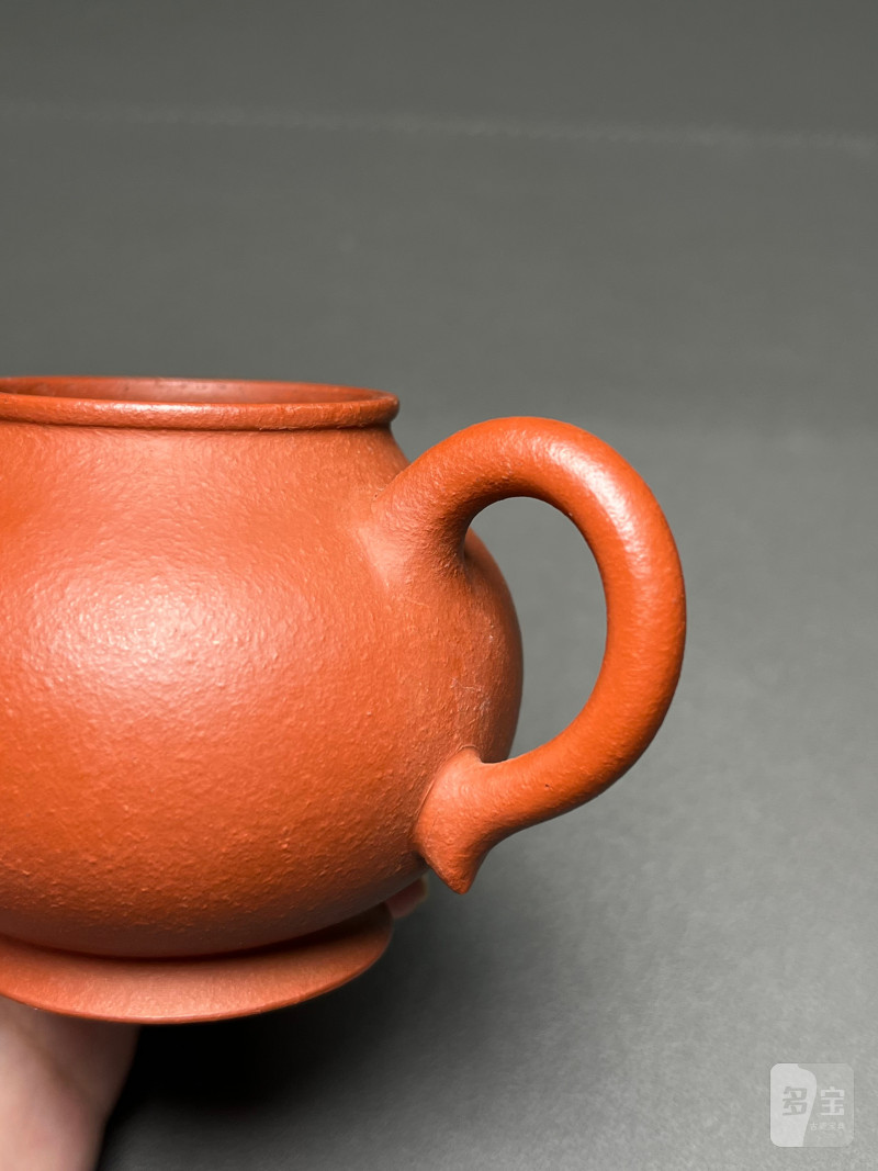 清晚期  “佐茶佑玉”款朱泥圆壶 - 图9